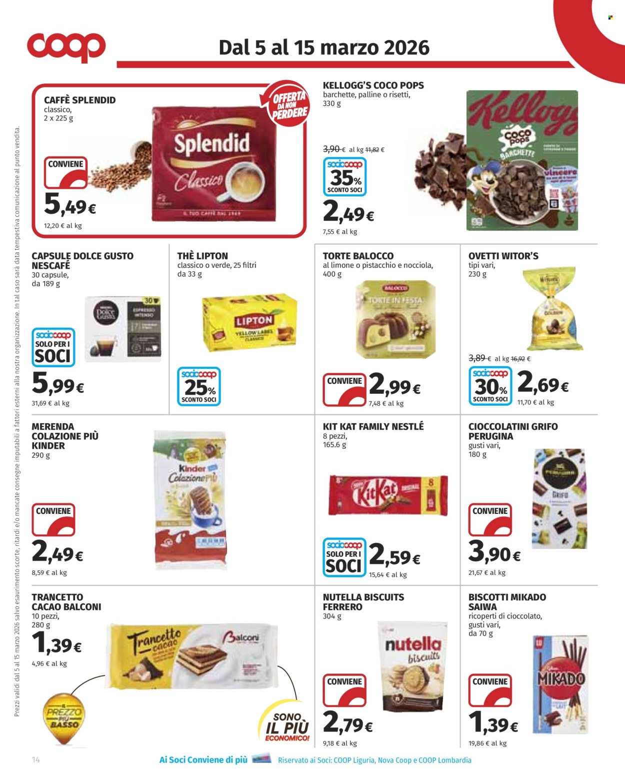 Volantino Coop - 5/3/2026 - 18/3/2026. Pagina 14