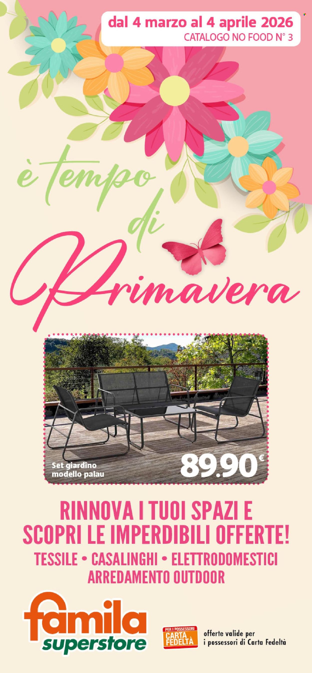 Volantino Famila - 4/3/2026 - 4/4/2026. Pagina 1