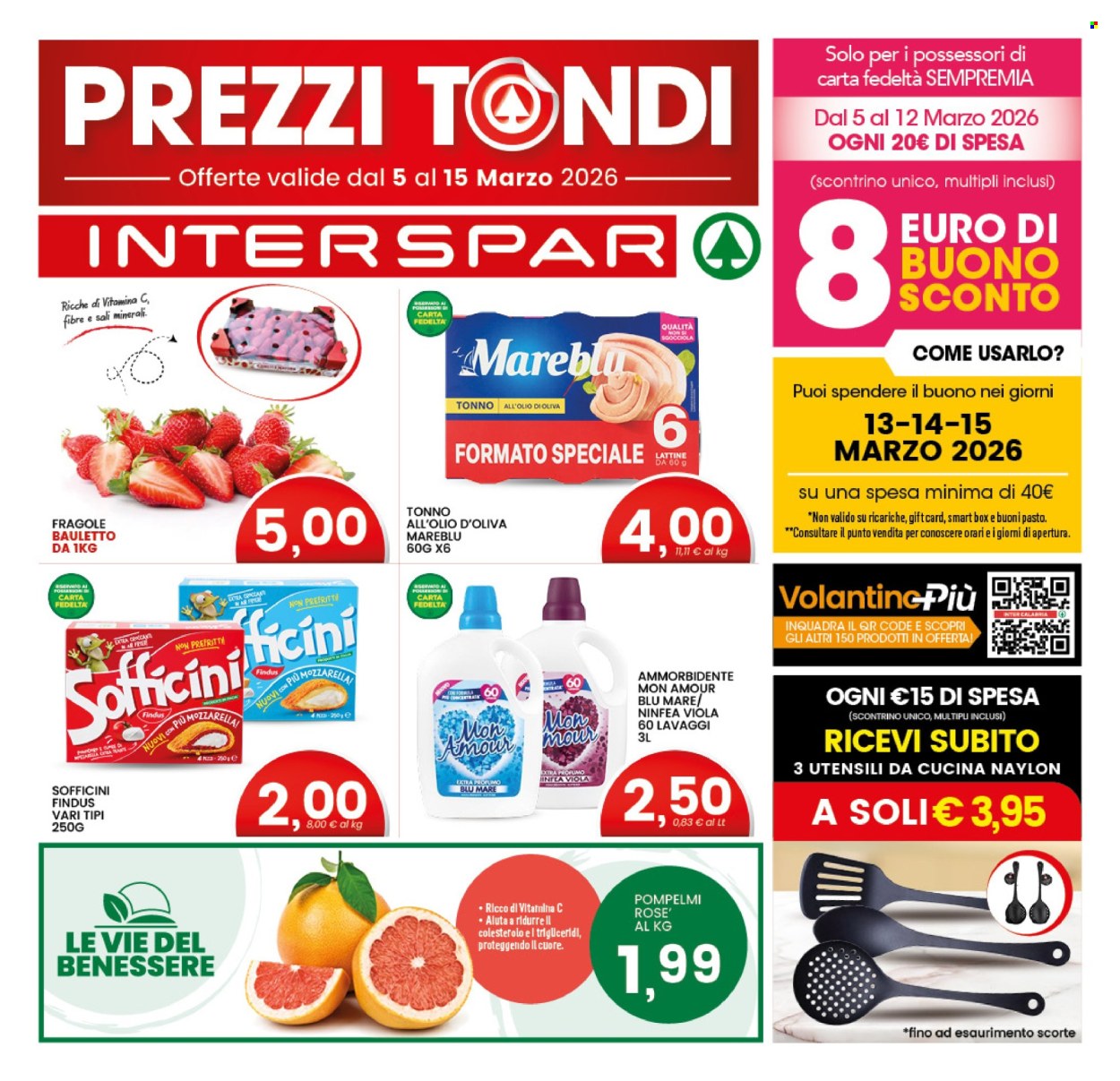 Volantino Interspar - 5/3/2026 - 15/3/2026. Pagina 1