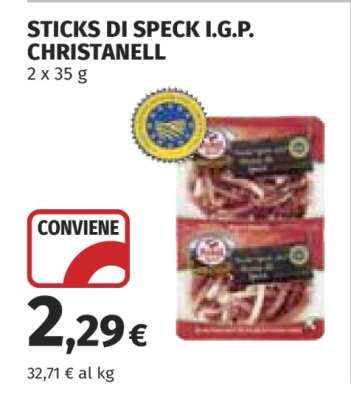 STICKS DI SPECK I.G.P. CHRISTANELL