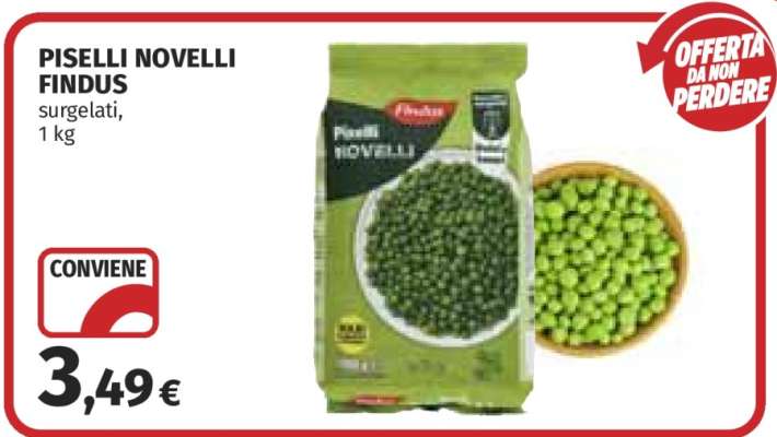 Piselli Novelli Findus