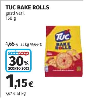 TUC BAKE ROLLS