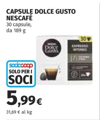 Capsule Dolce Gusto Nescafé