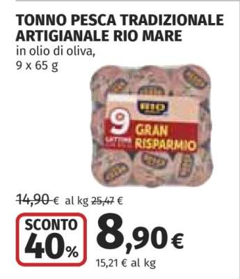 TONNO PESCA TRADIZIONALE ARTIGIANALE RIO MARE