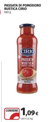 Passata di Pomodoro Rustica Cirio