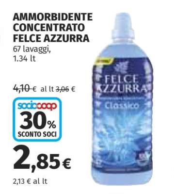 Ammorbidente Concentrato Felce Azzurra