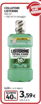 COLLUTORI LISTERINE