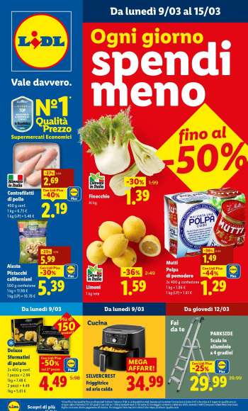 Volantino Lidl - 9/3/2026 - 15/3/2026.