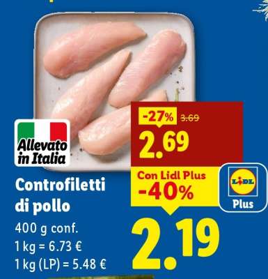 Controfiletti di pollo