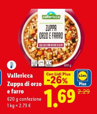 Vallericca Zuppa di orzo e farro