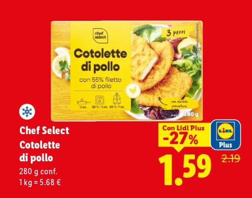 Chef Select Cotolette di pollo