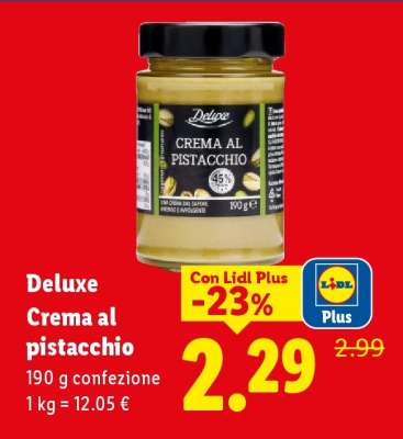 Deluxe Crema al pistacchio