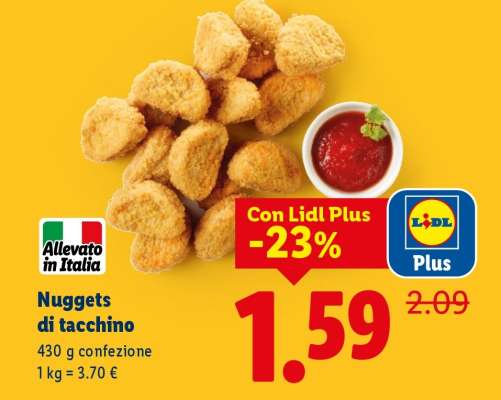 Nuggets di tacchino