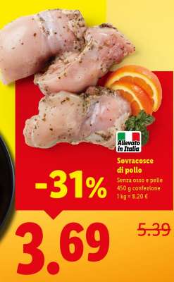 Sovracosce di pollo