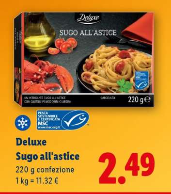 Deluxe Sugo all'astice