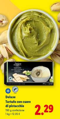 Deluxe Tartufo con cuore di pistacchio