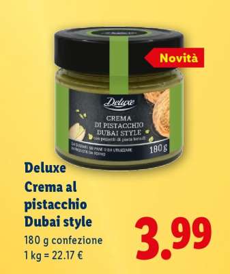 Deluxe Crema al pistacchio Dubai style