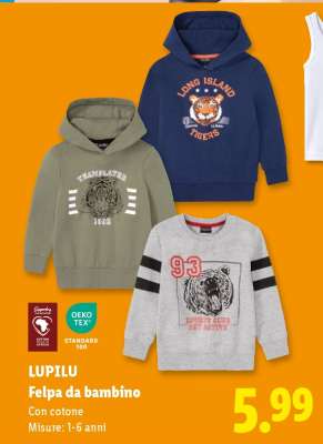 LUPILU Felpa da bambino