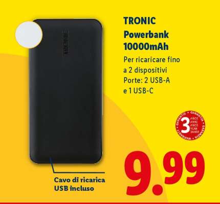 TRONIC Powerbank 10000mAh