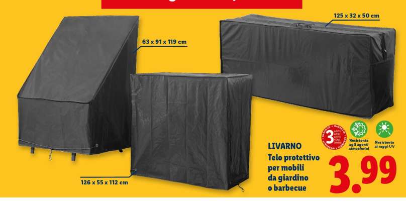 LIVARNO Telo protettivo