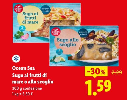 Ocean Sea Sugo ai frutti di mare o allo scoglio
