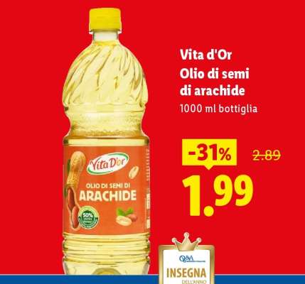 Vita D'or Olio di semi di arachide