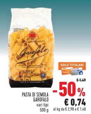 Pasta di Semola Garofalo