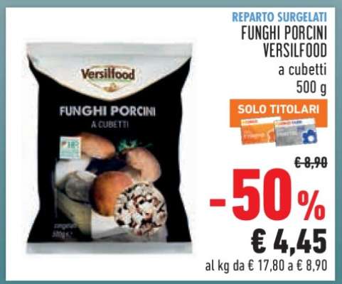 Funghi Porcini Versilfood