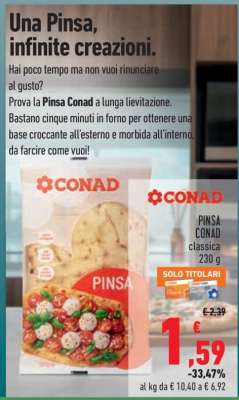 PINSA CONAD classica