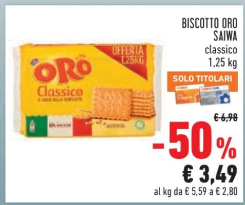 Biscotto Oro Saiwa