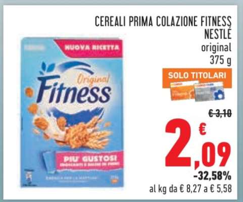 CEREALI PRIMA COLAZIONE FITNESS