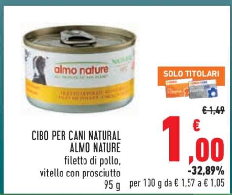 CIBO PER CANI NATURAL ALMO NATURE