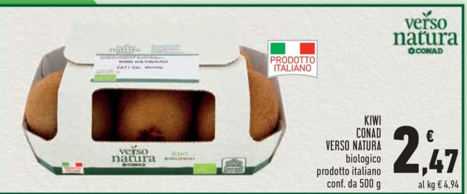 KIWI CONAD VERSO NATURA