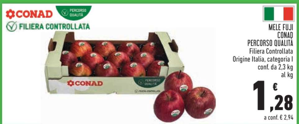 Mele Fuji Conad Percorso Qualità