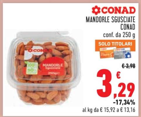 Mandorle Sgusciate Conad