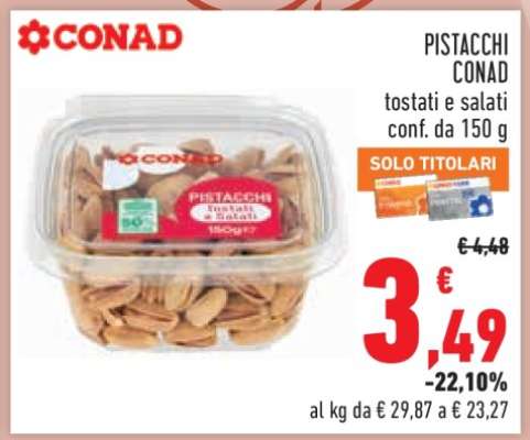 PISTACCHI CONAD