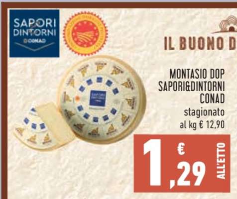 Montasio DOP Sapori&Dintorni Conad