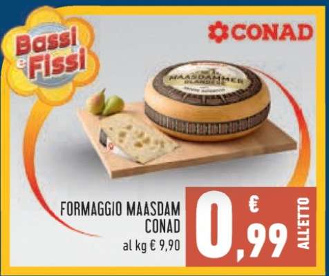 FORMAGGIO MAASDAM CONAD
