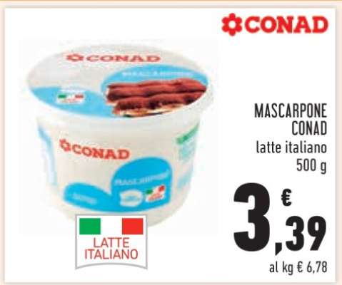 Mascarpone Conad