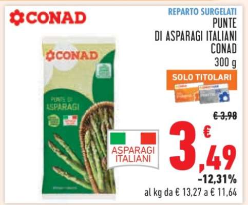 PUNTE DI ASPARAGI ITALIANI CONAD