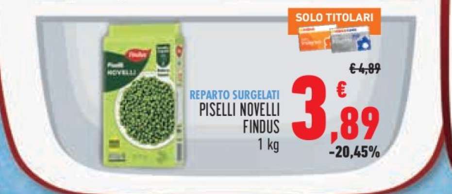 Piselli Novelli Findus