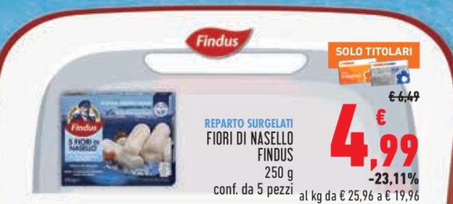 FIORI DI NASELLO FINDUS