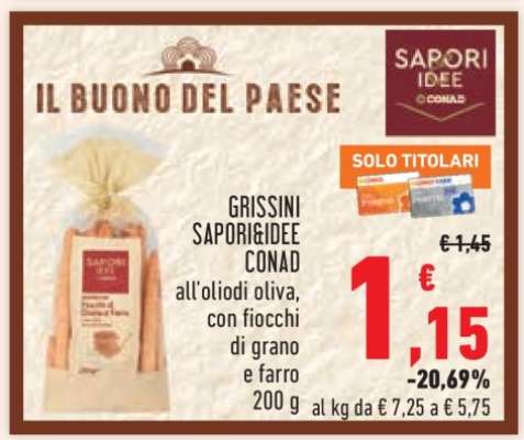 GRISSINI SAPORI&IDEE CONAD