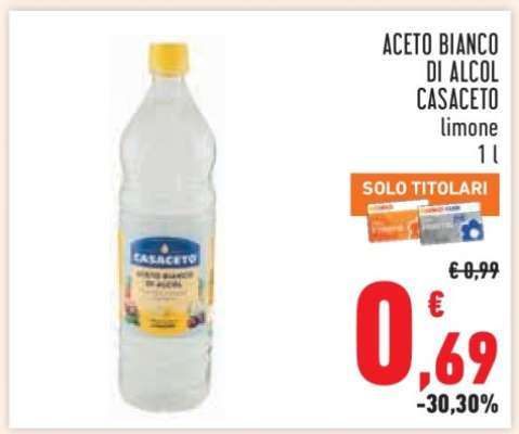 ACETO BIANCO DI ALCOL CASACETO limone