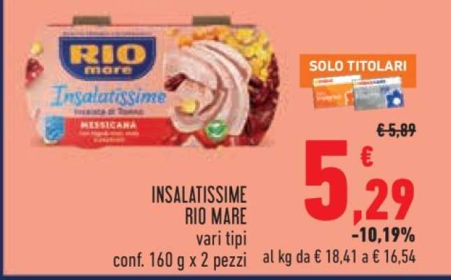 Insalatissime Rio Mare