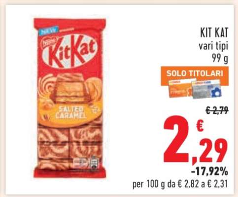 KIT KAT vari tipi