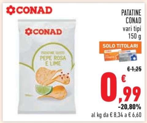Patatine Conad