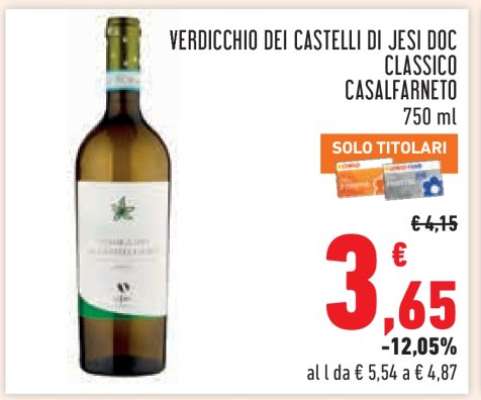 Verdicchio dei Castelli di Jesi DOC Classico CasalFarneto