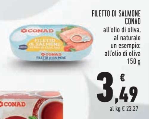 Filetto di Salmone Conad