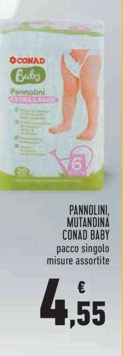 Pannolini, mutandina CONAD Baby